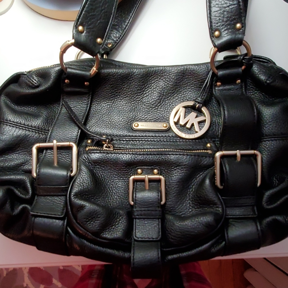 Michael Kors Black Leather Bag - Picture 5 of 5